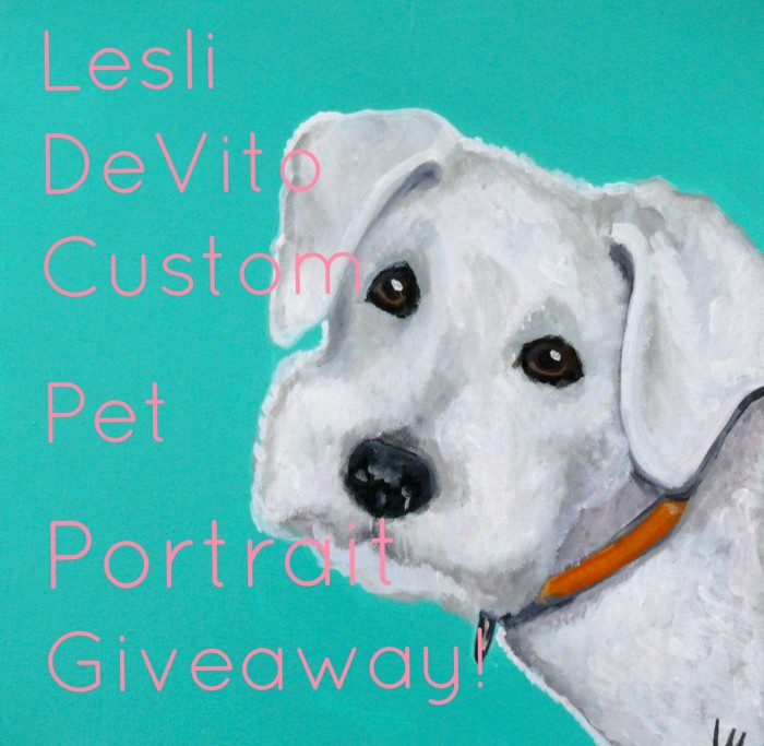Custom Pet Portrait giveaway!