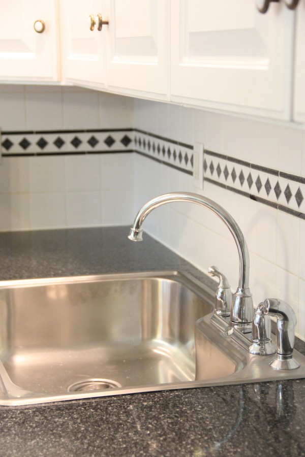 Glacier Bay Top Mount Stainless Sink with Moen Faucet