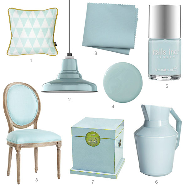 HOUSE BEAUTIFUL IS OBSESSED WITH LIGHT AQUA TOO!!!