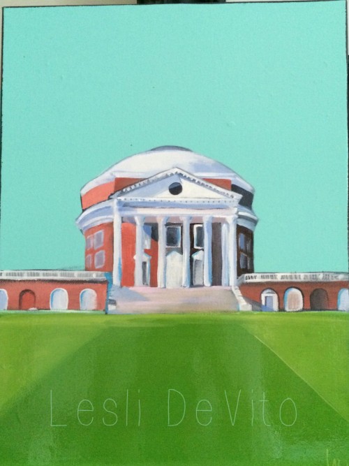 This is just one of a series of ROTUNDA paintings done just for this show!