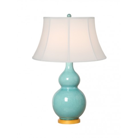 GOURD LAMP IN TURQUOISE