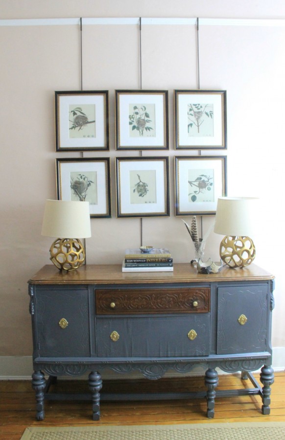 SIDEBOARD PAINTED ANCHOR GRAY