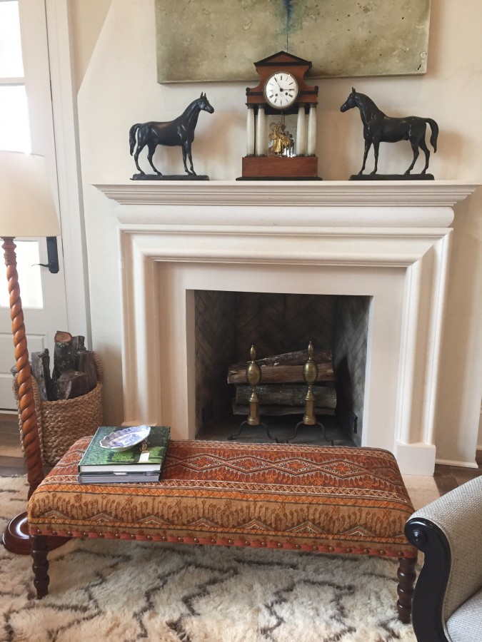 FIREPLACE 2015 SOUTHERN LIVING IDEA HOUSE IN CHARLOTTESVILLE, VA. 