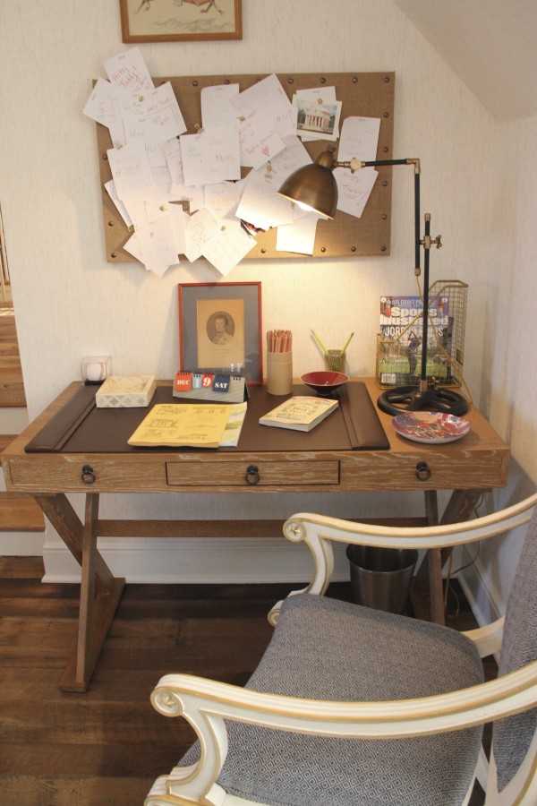 I LOVE THE DESK AND HOW THE DESIGNER HAS GIVEN EACH ROOM AND GREAT WORK SPACE