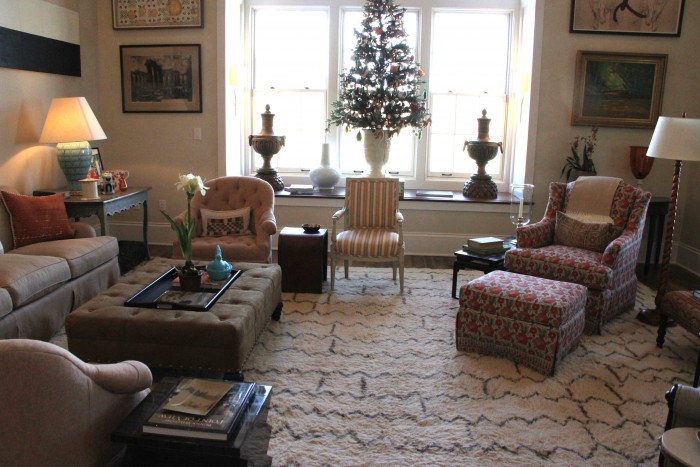 THE SOUTHER LIVING 2015 IDEA HOUSE LIVING ROOM ...HOLIDAY DECORATING