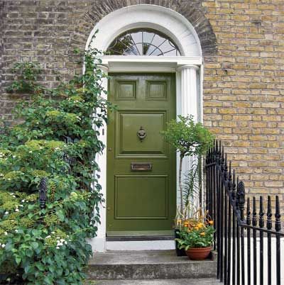 THIS OLD HOUSE - LOVE LOVE LOVE THIS COLOR FOR A FRONT DOOR AND MAY HAVE TO COPY IT!