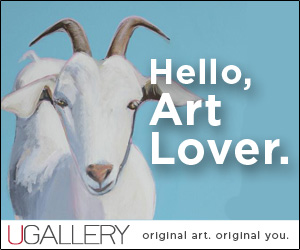UGallery used my painting for an AD!!!