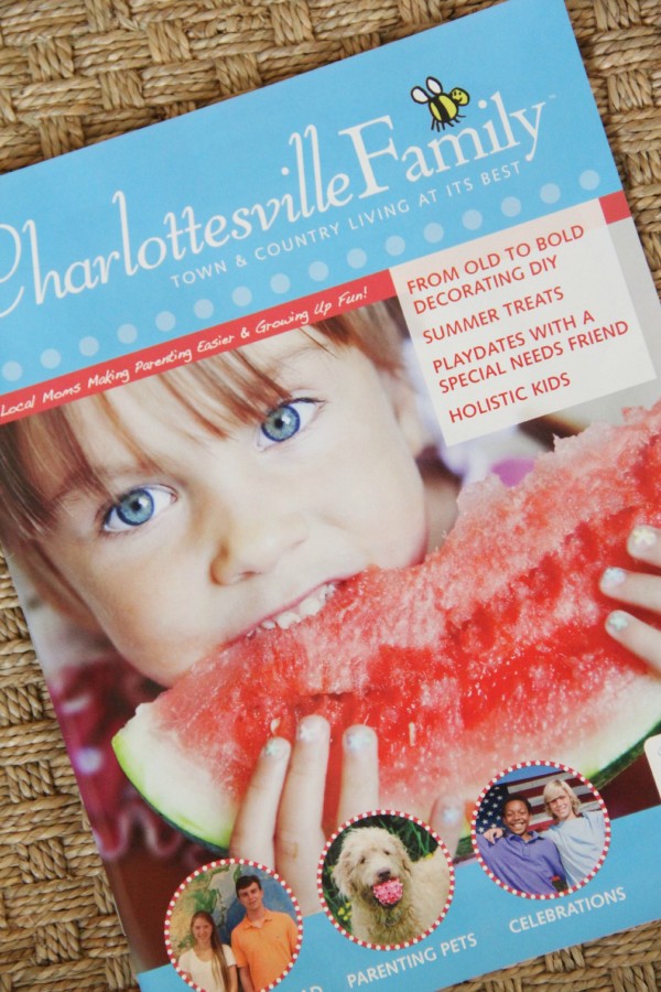 Charlottesville family Magazine summer 2013