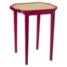 Threshold End Table with Woven Top - Plum/Red quick info. clearance Threshold End Table with Woven Top - Plum/Red Threshold