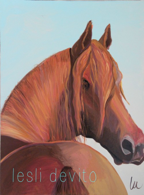 GINGER PIE 30" X 40" ACRYLIC ON CANVAS
