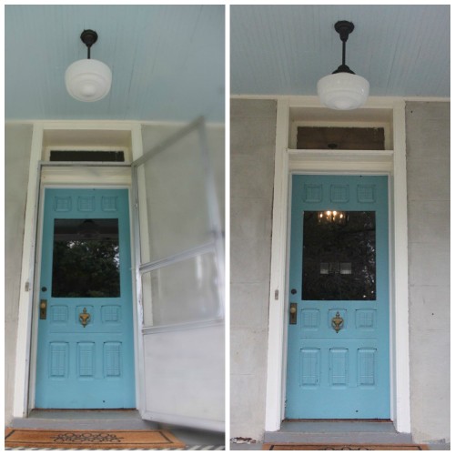 BEFORE AND AFTER FRONT DOOR