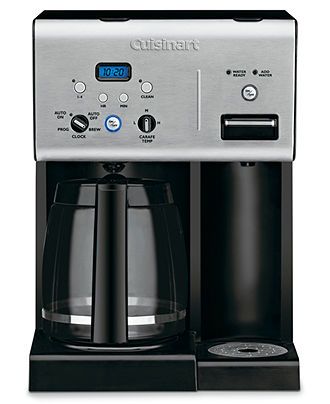 Cuisinart CHW-12 Coffee Plus 12-Cup Coffee maker and Hot Water System (Black/Stainless Steel) 