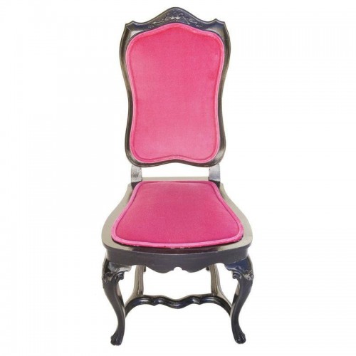 Coco Chanel Style Pink Velvet Chair