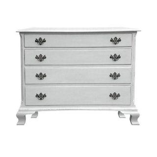 Hand Painted French Gray Distressed Dresser