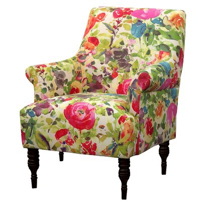 CANDACE UPHOLSTERED ARM CHAIR IMPRESION GARDEN