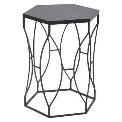 THRESHOLD ACCENT TABLE MATTE METAL