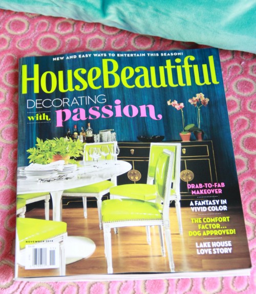 NOVEMBER 2014 ISSUE OF HOUSE BEAUTIFUL