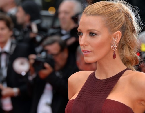 STUNNING - BLAKE LIVELY KILLING IT AT CANNES 2014 ..IN BURGUNDY