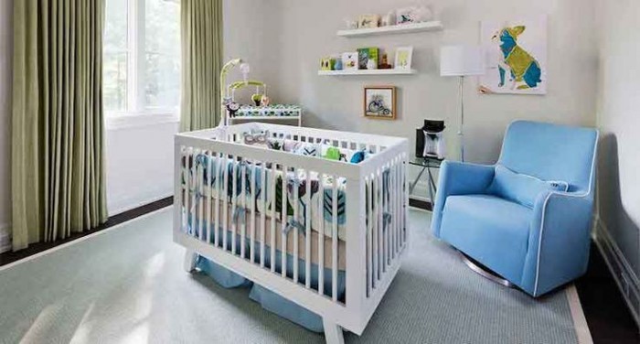 CLOUD COVER IN A NURSERY- HOUSE AND HOME MAGAZINE