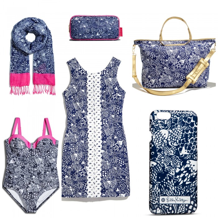 NAVY AND PINK ARE MY FAVES - HERE ARE SOME OF THE ITEMS AVAILABLE IN THE LILLY FOR TARGET "UPSTREAM: PATTERN! 