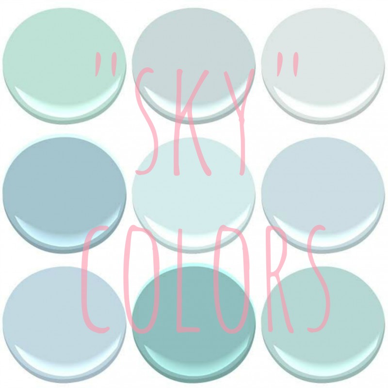 BLUES MY 10 FAVORITE “SKY” COLORS My Old Country House