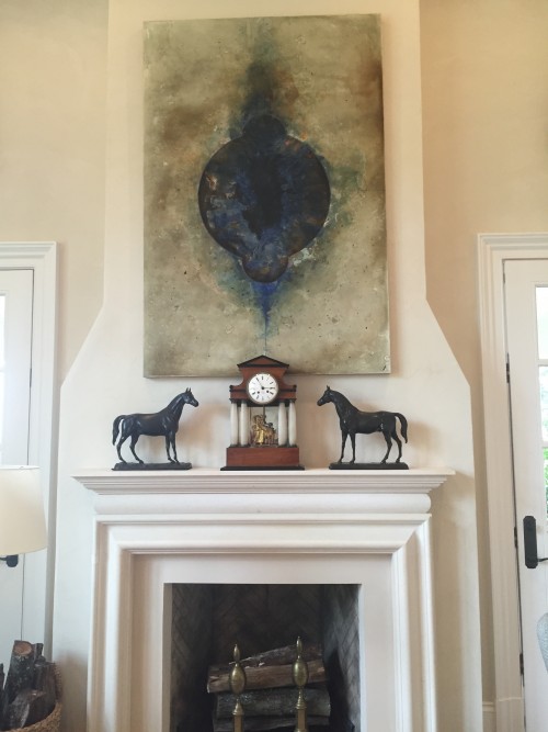 2015 SOUTHERN LIVING IDEA HOUSE, LIVING ROOM MANTLE