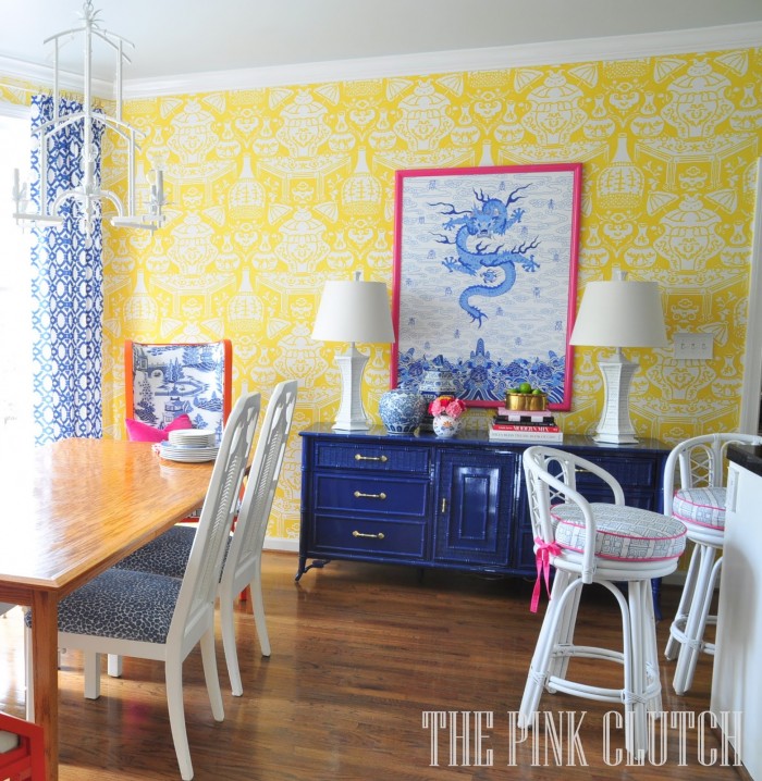 THE PINK CLUTCH COLORFUL KITCHEN MAKEOVER