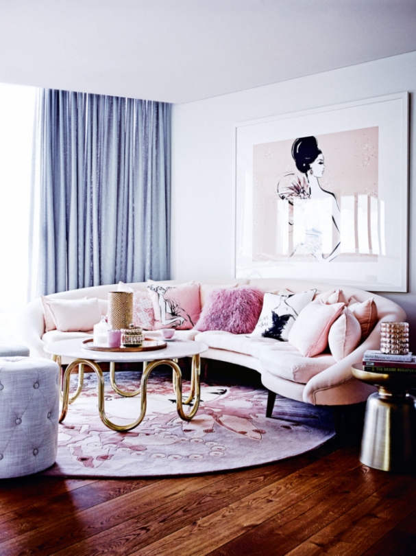 the decorista - Megan Hess's amazing living room