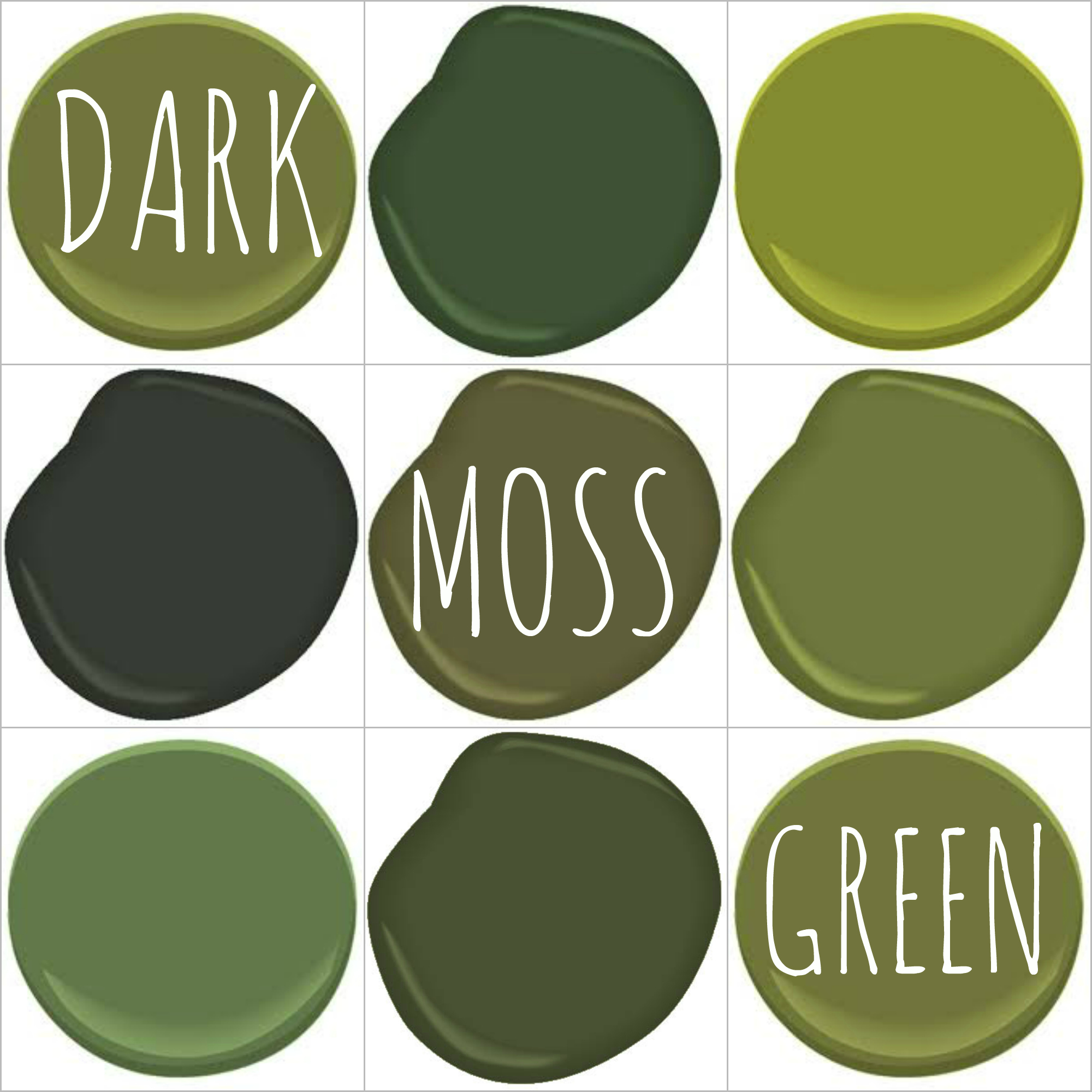COLOR ON TREND – DEEP MOSSY OLIVE GREEN – My Old Country House
