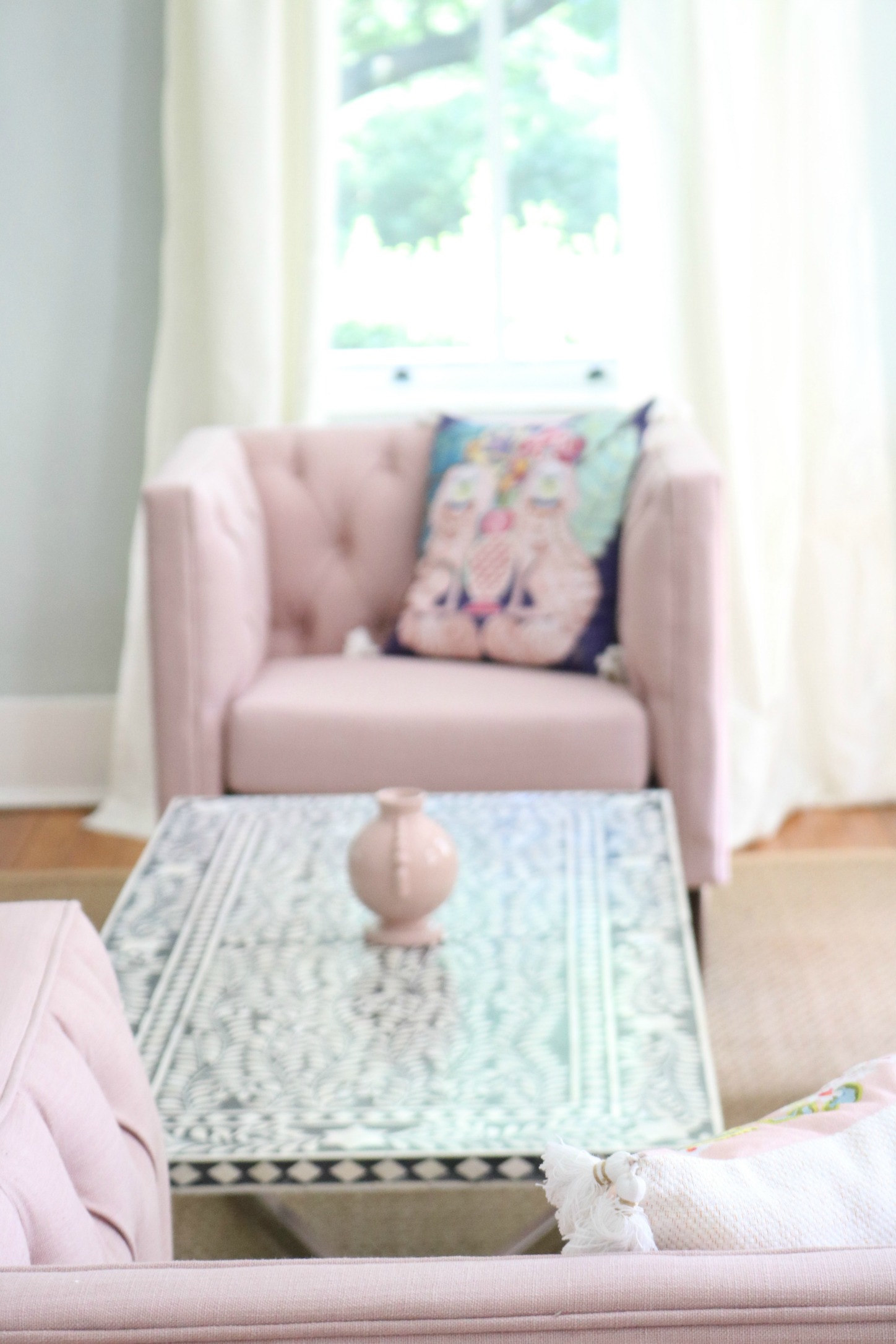 MY NEW PINK CHAIRS NATE BERKUS FOR TARGET My Old Country House