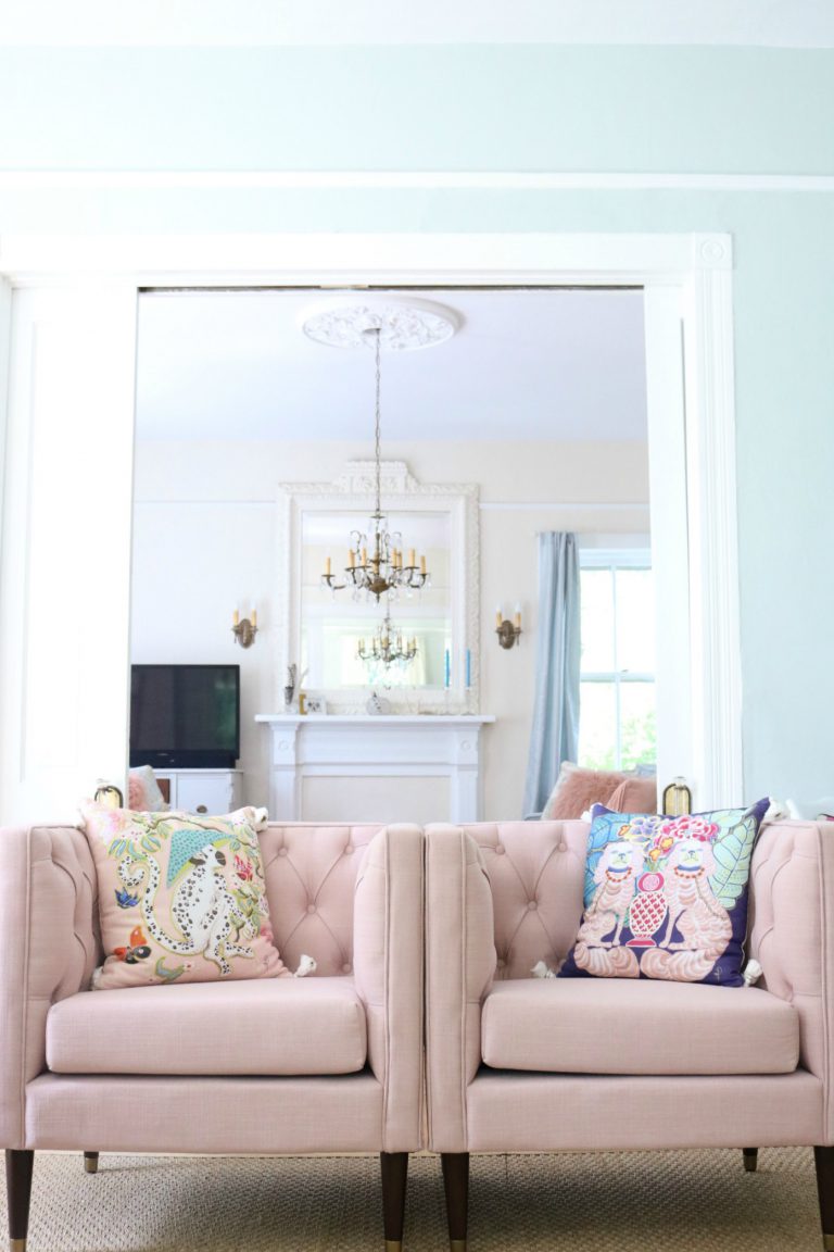 MY NEW PINK CHAIRS NATE BERKUS FOR TARGET My Old Country House